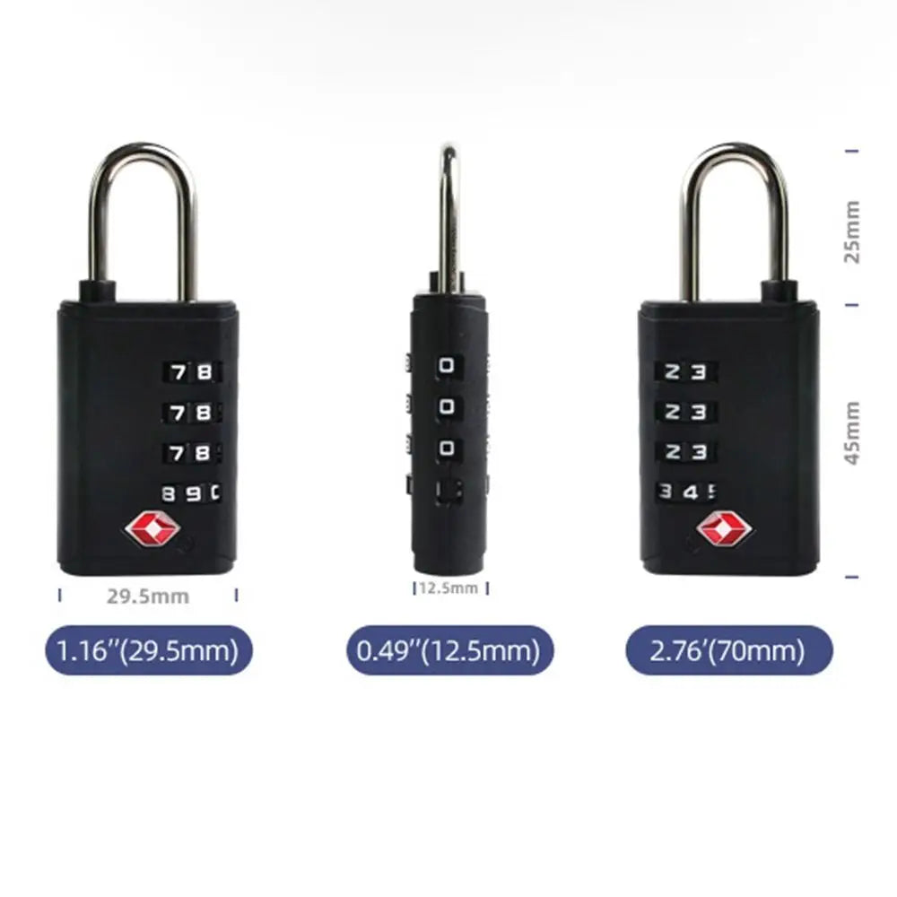 TSA 4 Digit Combination Lock