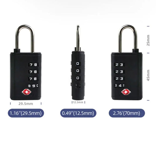 TSA 4 Digit Combination Lock